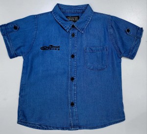 BOYS HALF SLEEVE DENIM SHIRT
